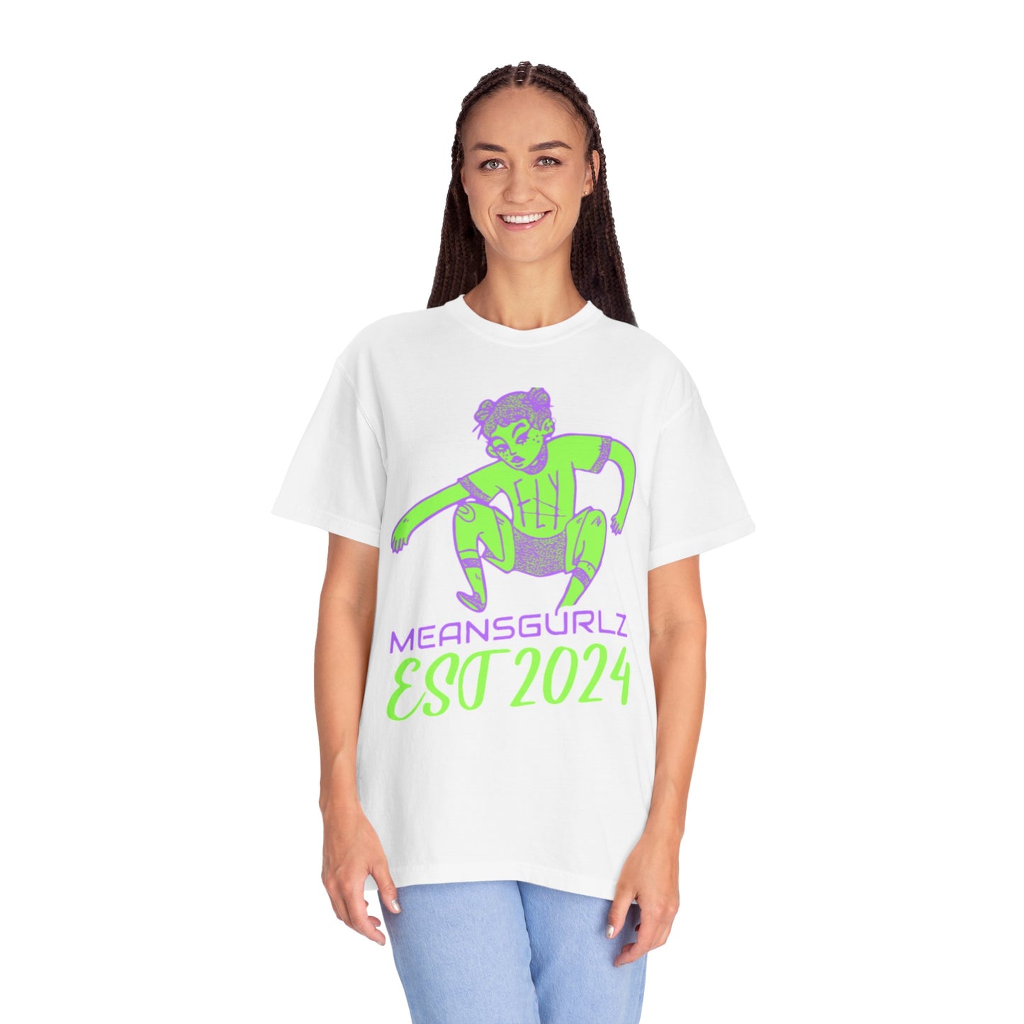 Meansgurlz Unisex Garment-Dyed T-shirt