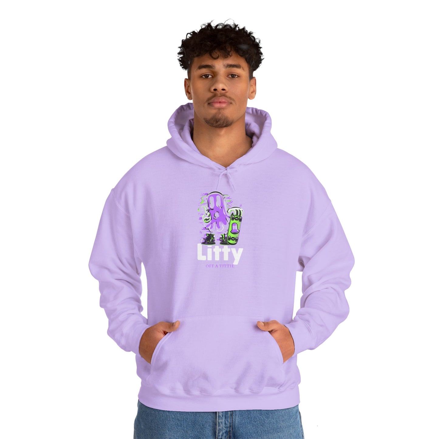 Ghostly Unisex Hooded Sweatshirt