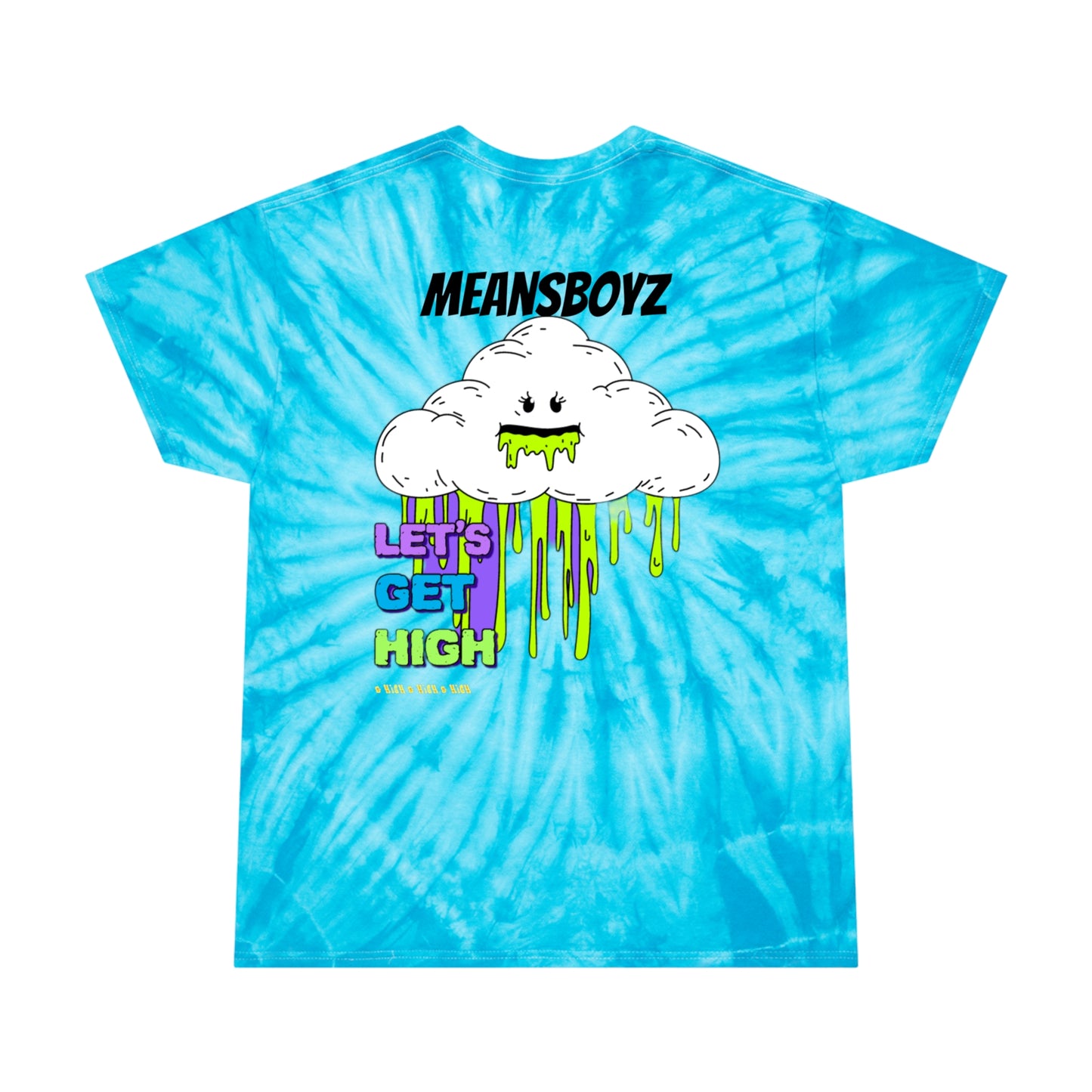 MeansBoyz Tie-Dye Tee, Cyclone