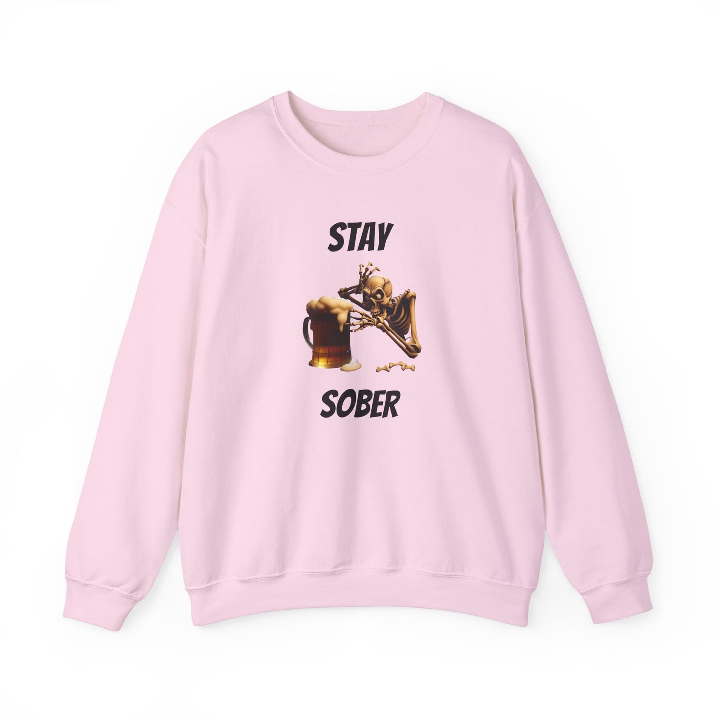 Sober Skeleton Crewneck Sweatshirt